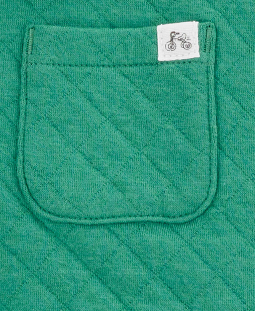 Conjunto longo bebê 3 peças texturizado triciclo multicor