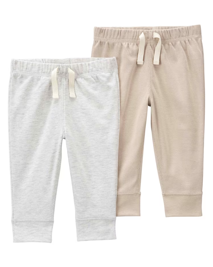 Kit calça de moletom bebê 4 peças mescla multicor